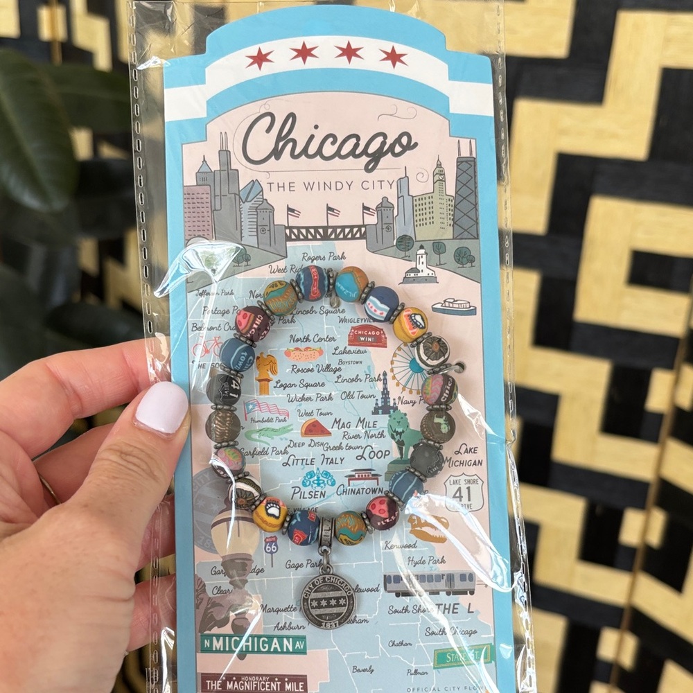 Chicago Souvenir Charm Bracelet